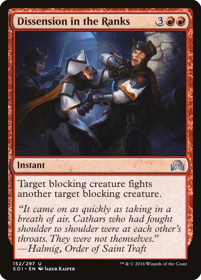 Dissension in the Ranks card front