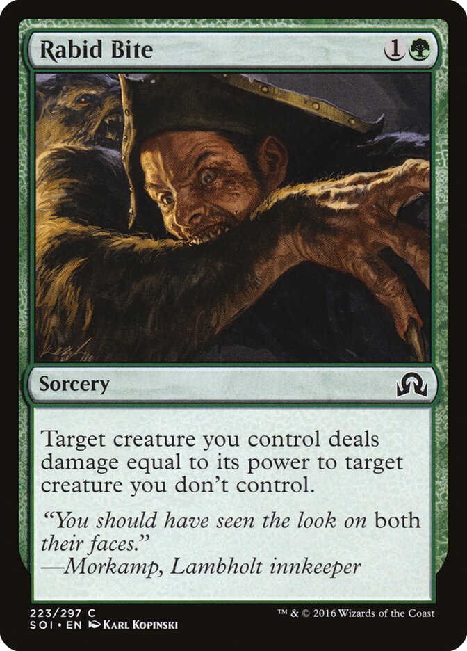 Rabid Bite card front