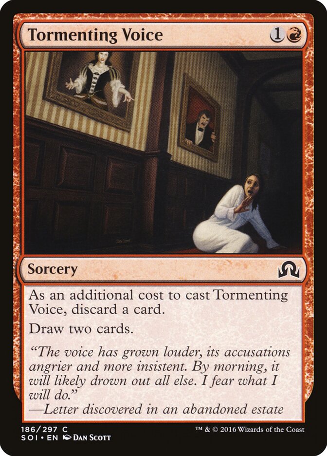 Tormenting Voice card front