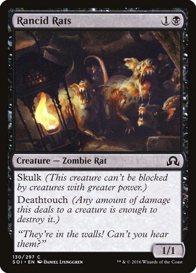 Rancid Rats card front
