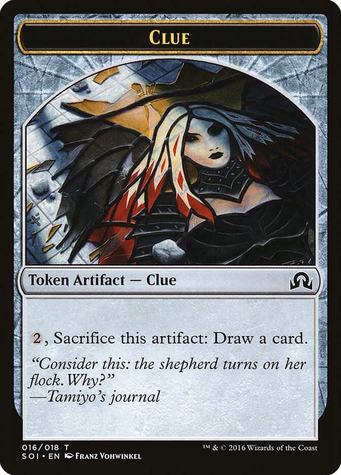 Clue card front