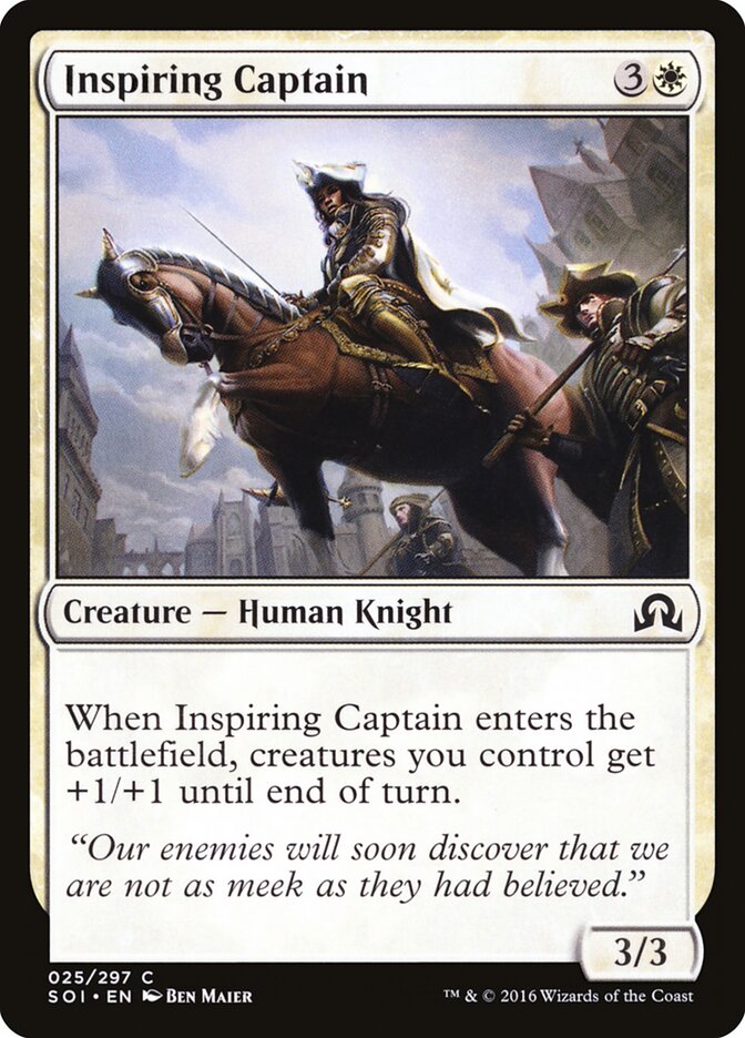 Inspiring Captain card front