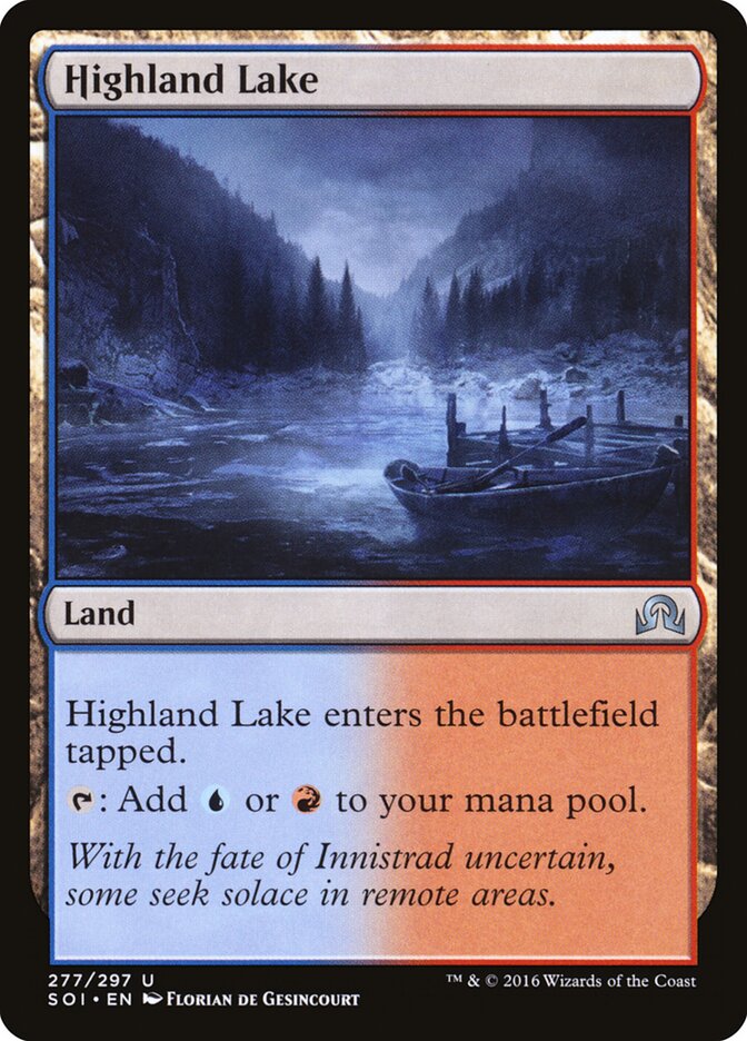 Highland Lake card front