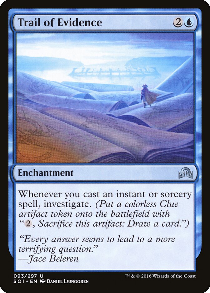 Trail of Evidence card front