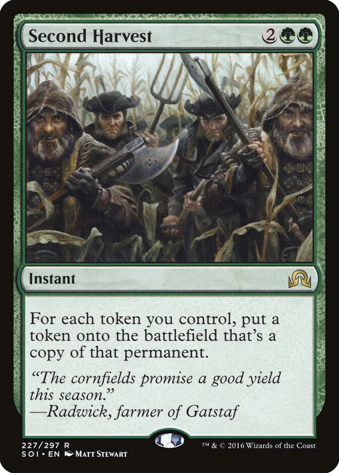 Second Harvest card front