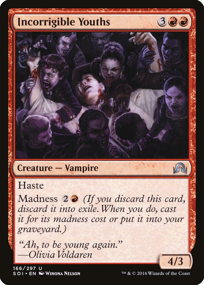 Incorrigible Youths card front