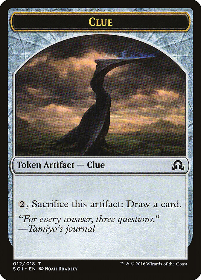 Clue card front