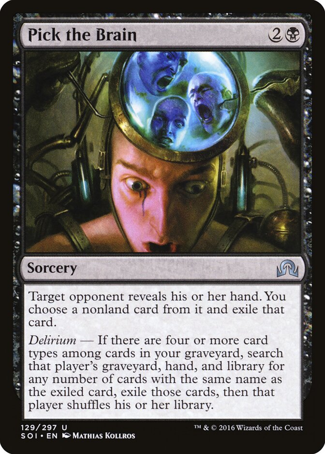 Pick the Brain card front