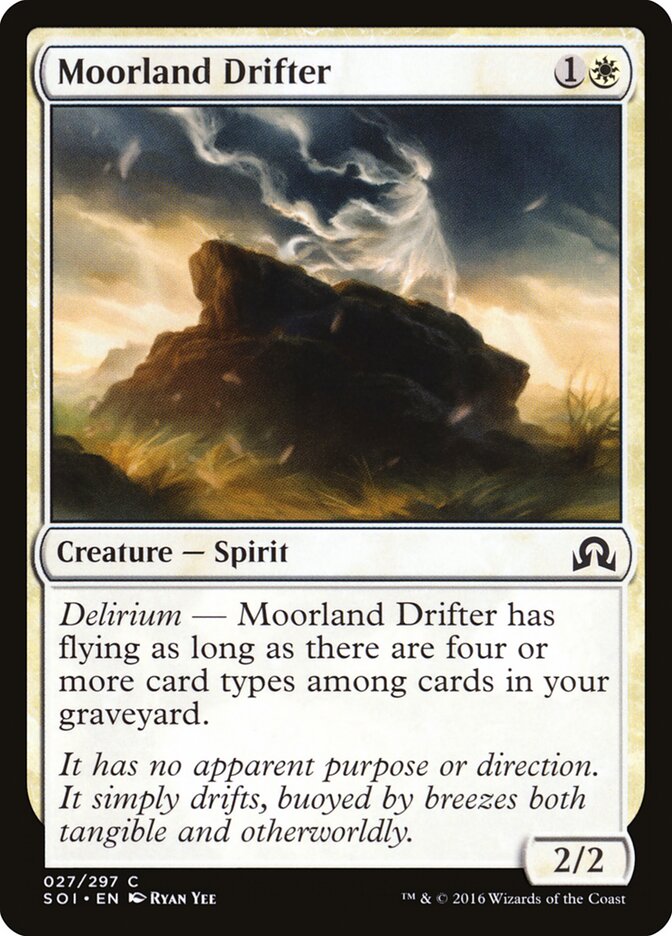Moorland Drifter card front