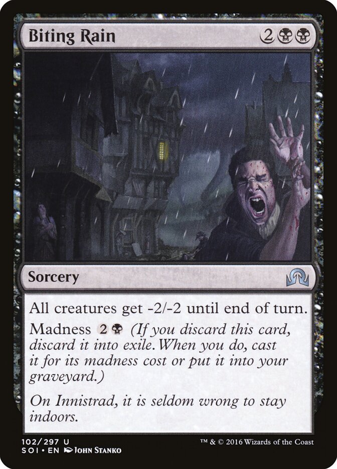 Biting Rain card front