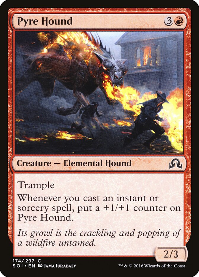 Pyre Hound card front