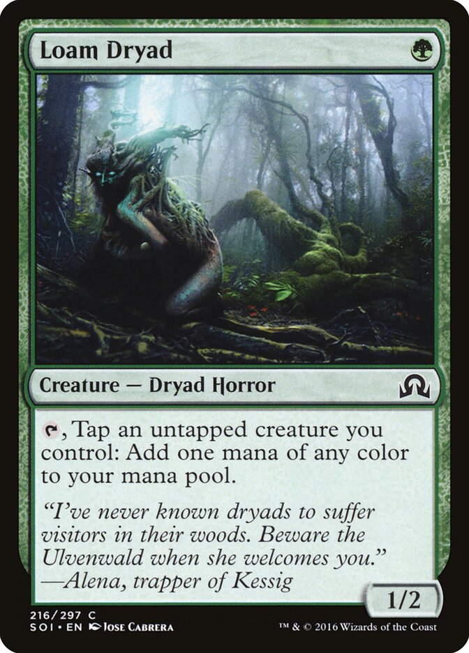 Loam Dryad card front