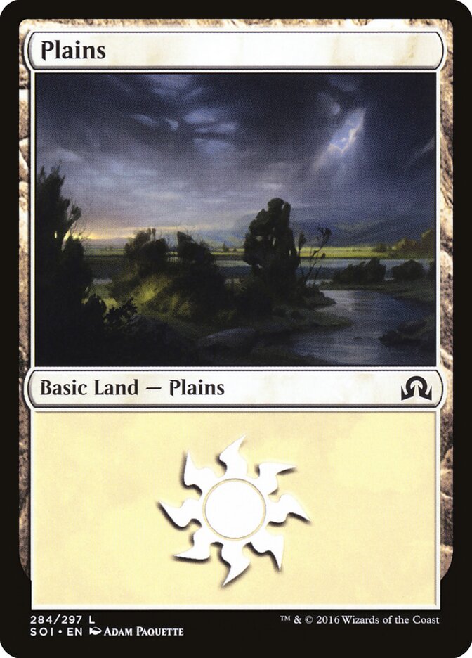 Plains card front