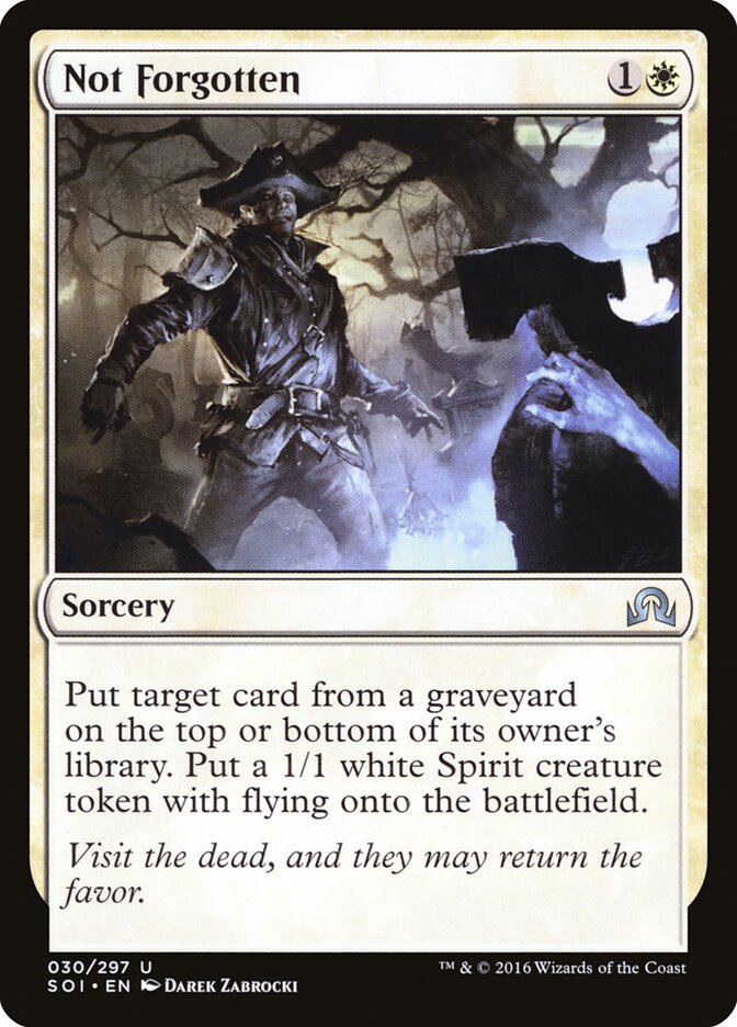 Not Forgotten card front