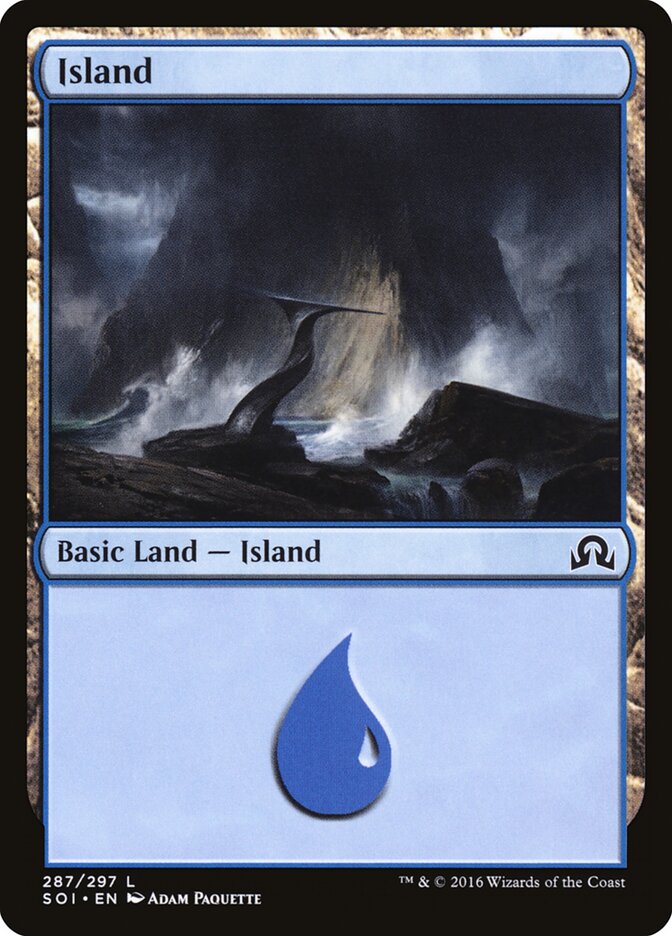 Island card front