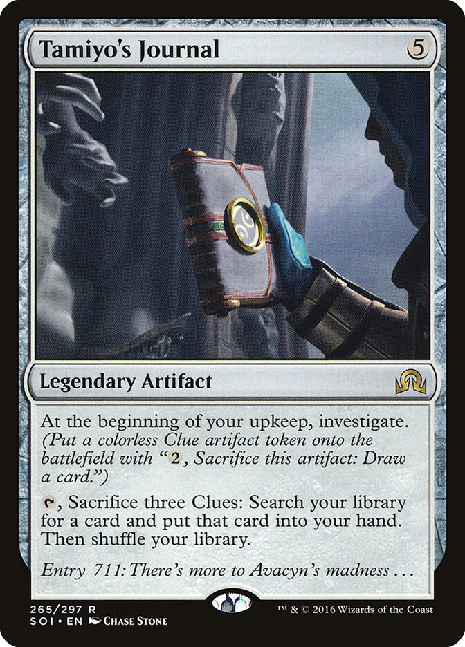 Tamiyo's Journal card front
