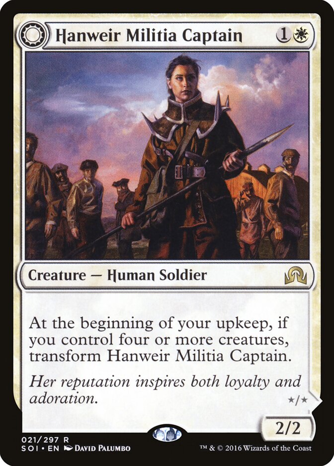 Hanweir Militia Captain card front