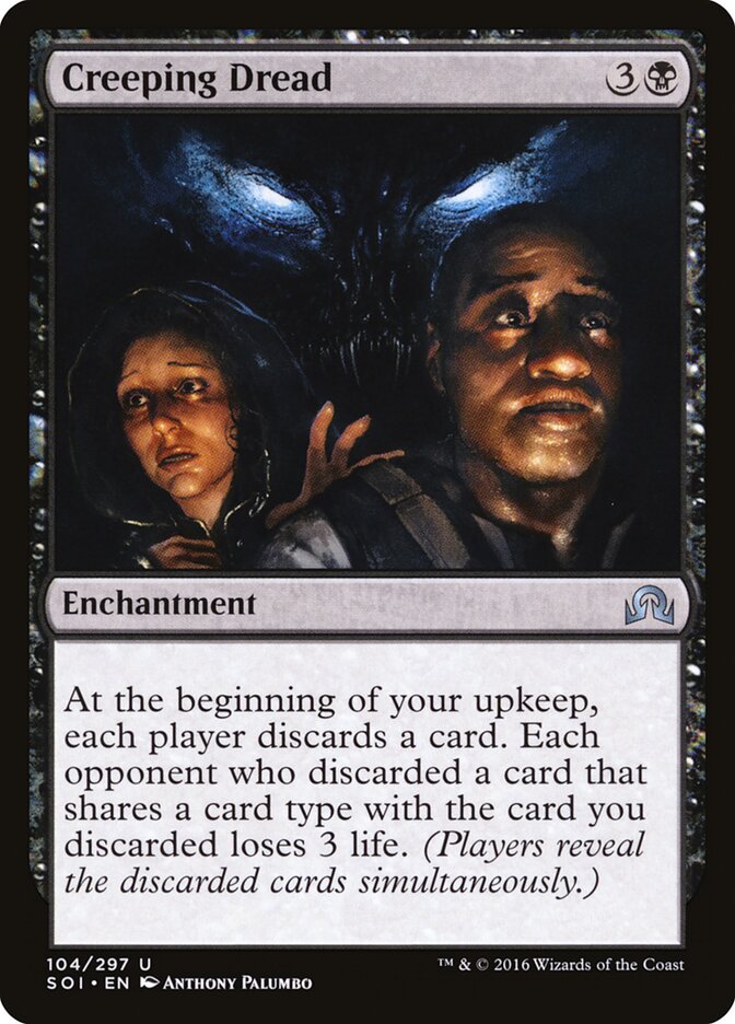 Creeping Dread card front