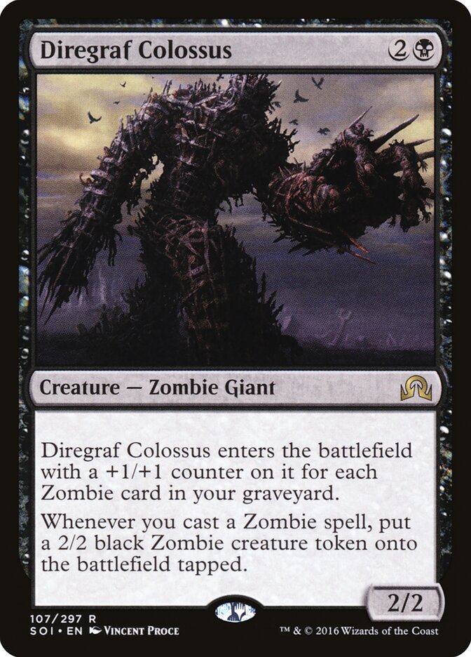 Diregraf Colossus card front