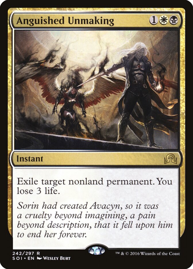Anguished Unmaking card front