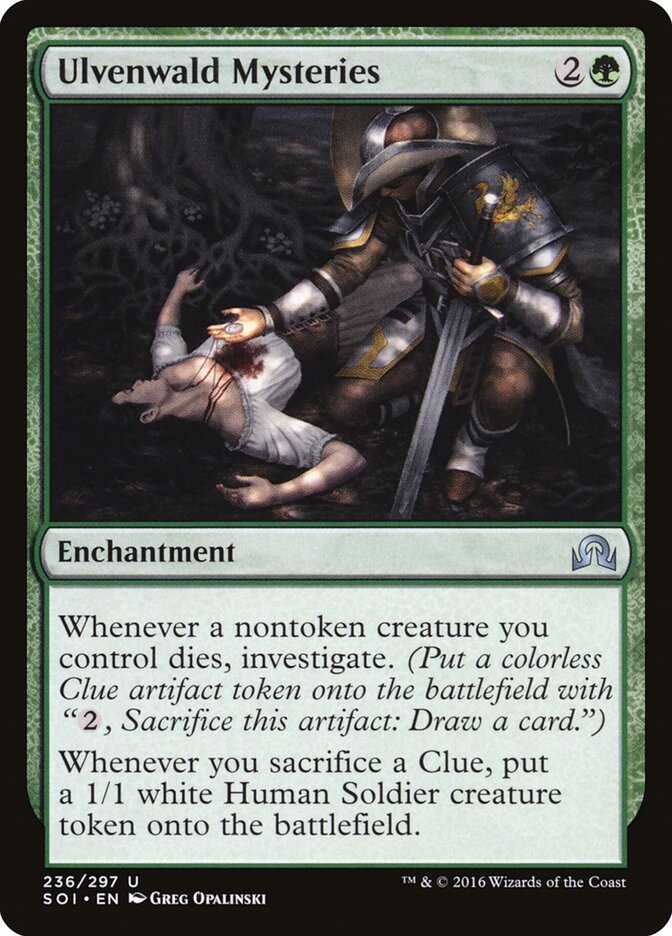 Ulvenwald Mysteries card front