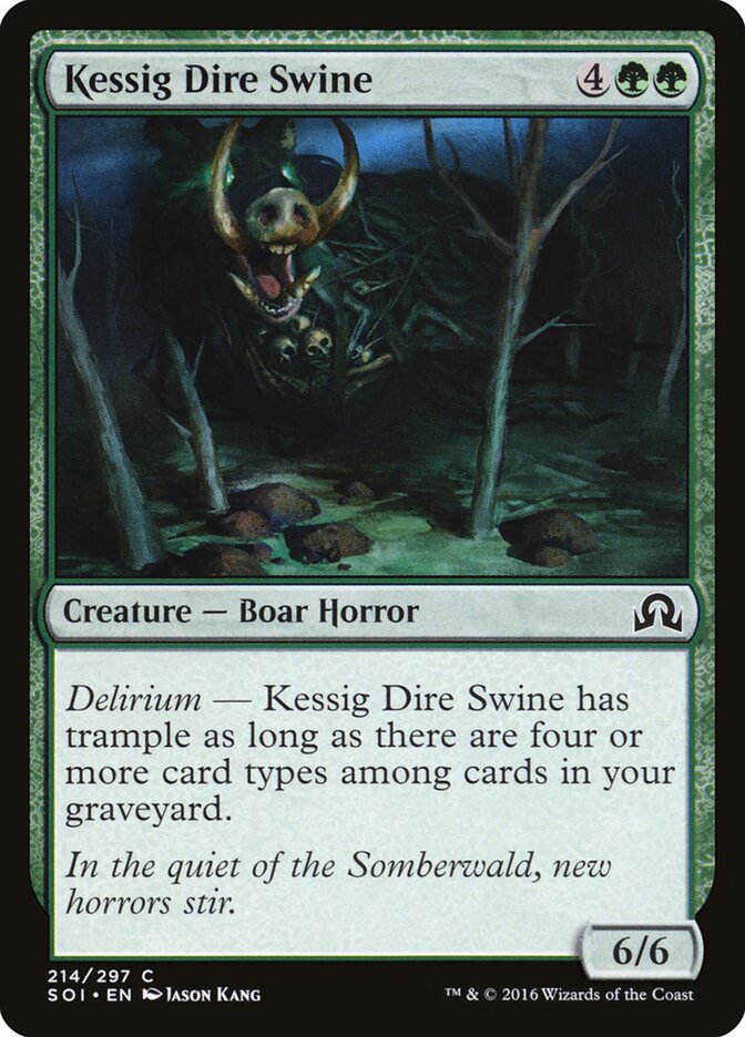 Kessig Dire Swine card front