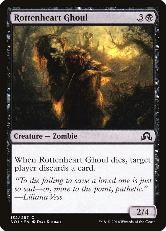 Rottenheart Ghoul card front