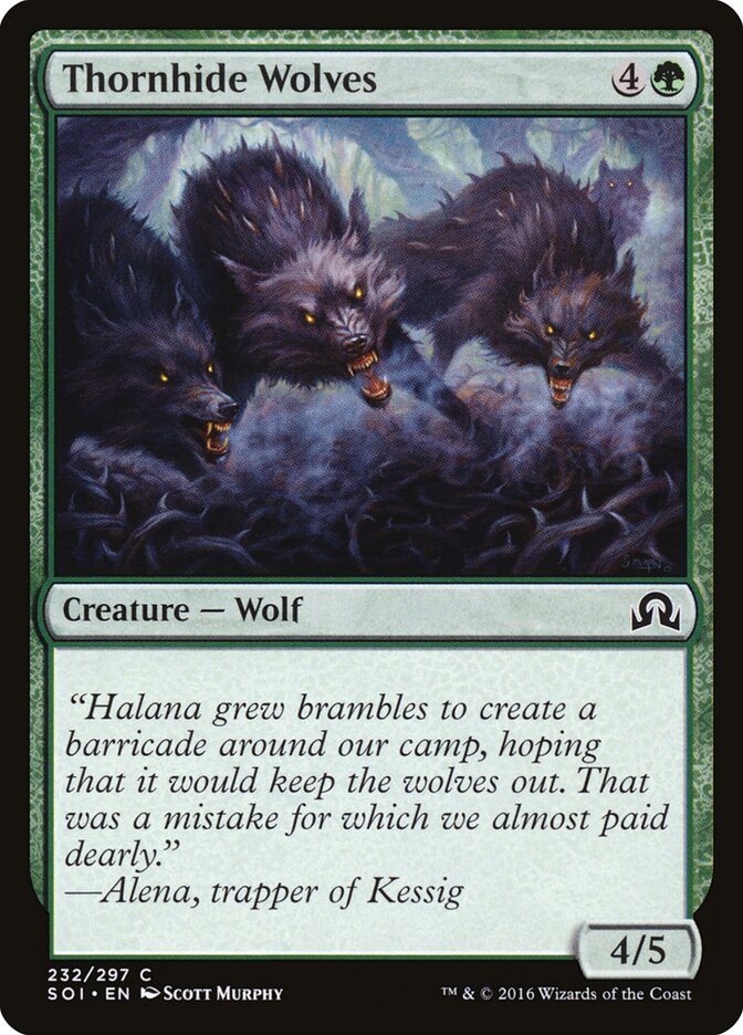 Thornhide Wolves card front