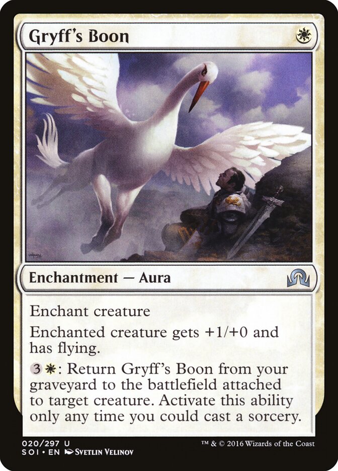 Gryff's Boon card front