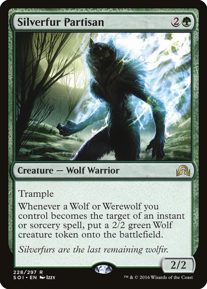 Silverfur Partisan card front