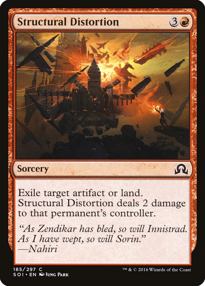 Structural Distortion card front