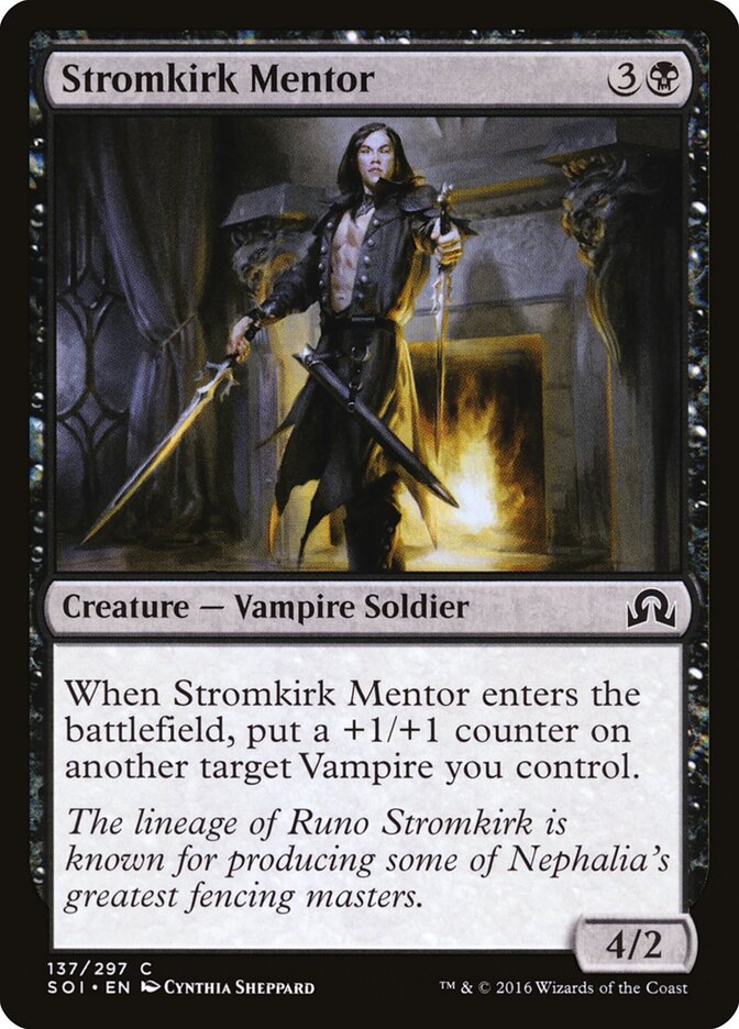 Stromkirk Mentor card front