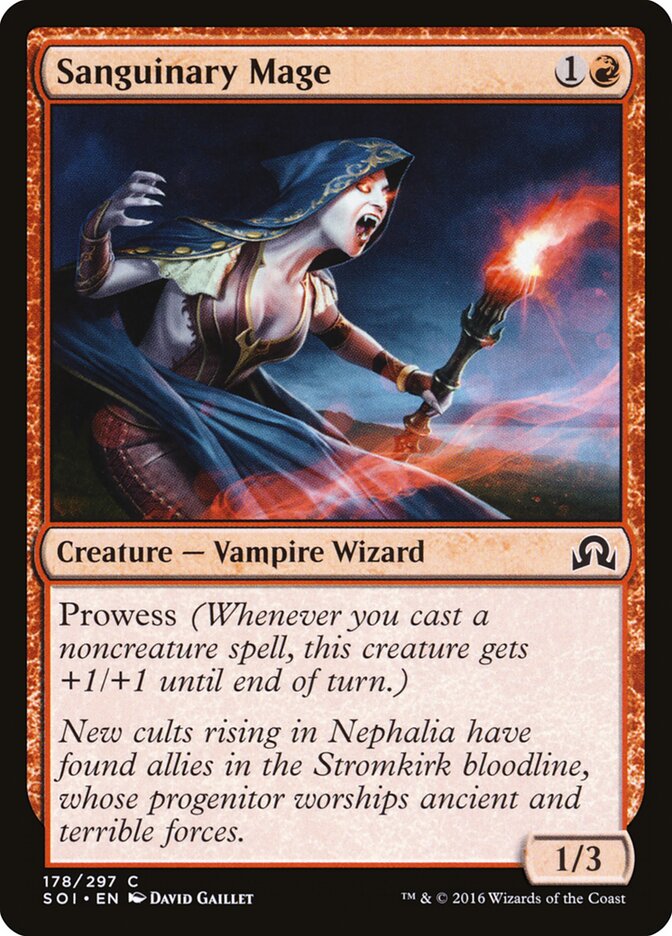 Sanguinary Mage card front