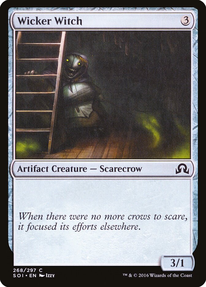 Wicker Witch card front