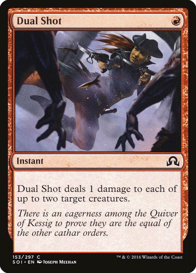 Dual Shot card front