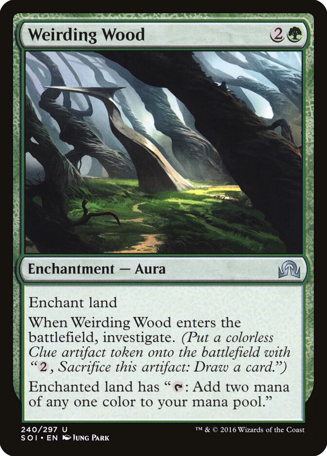 Weirding Wood card front