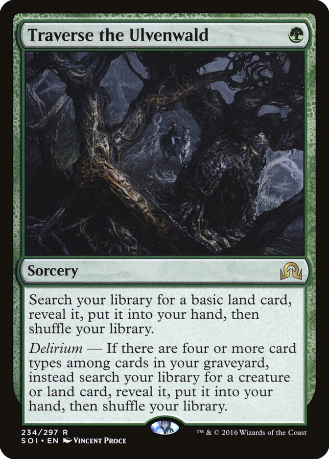 Traverse the Ulvenwald card front