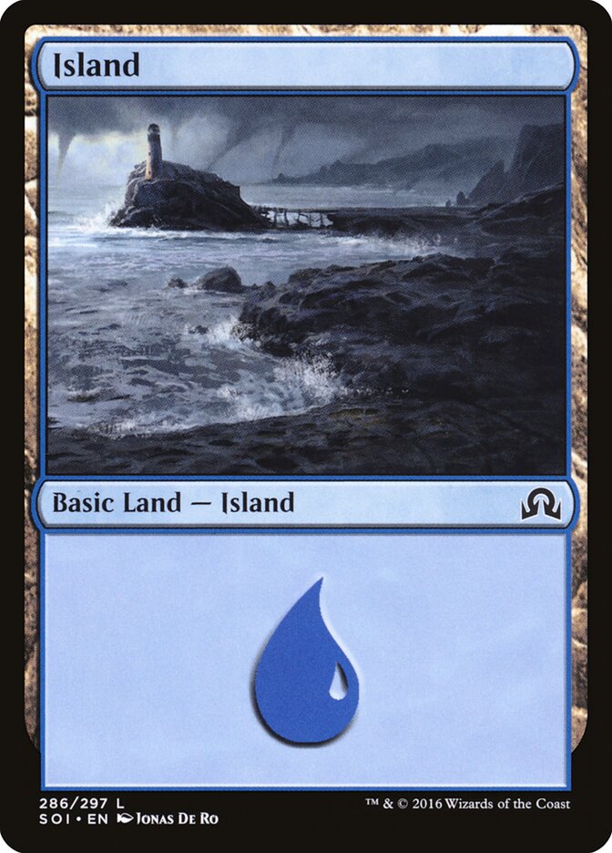 Island card front