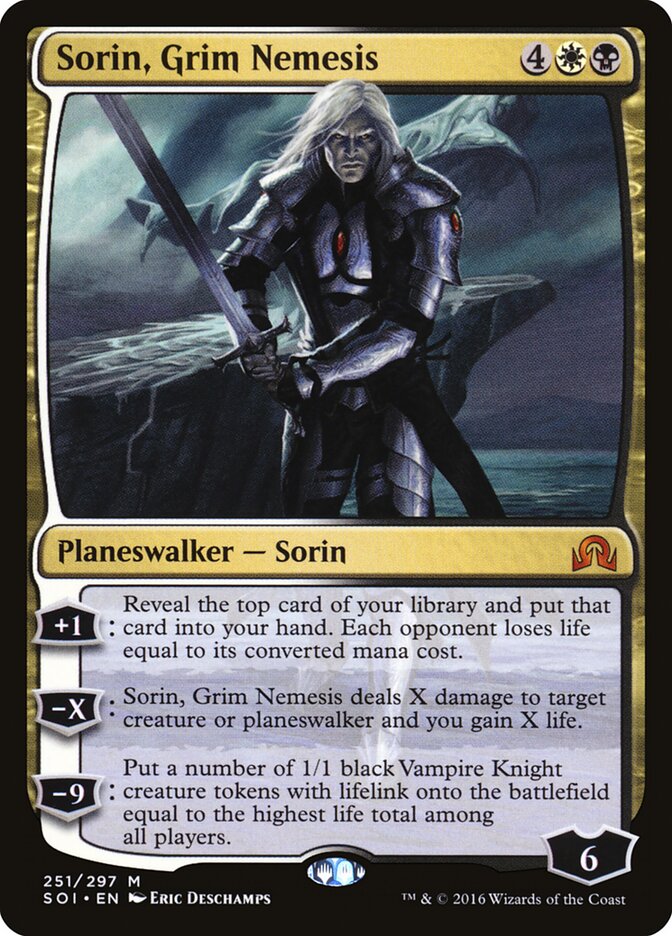 Sorin, Grim Nemesis card front