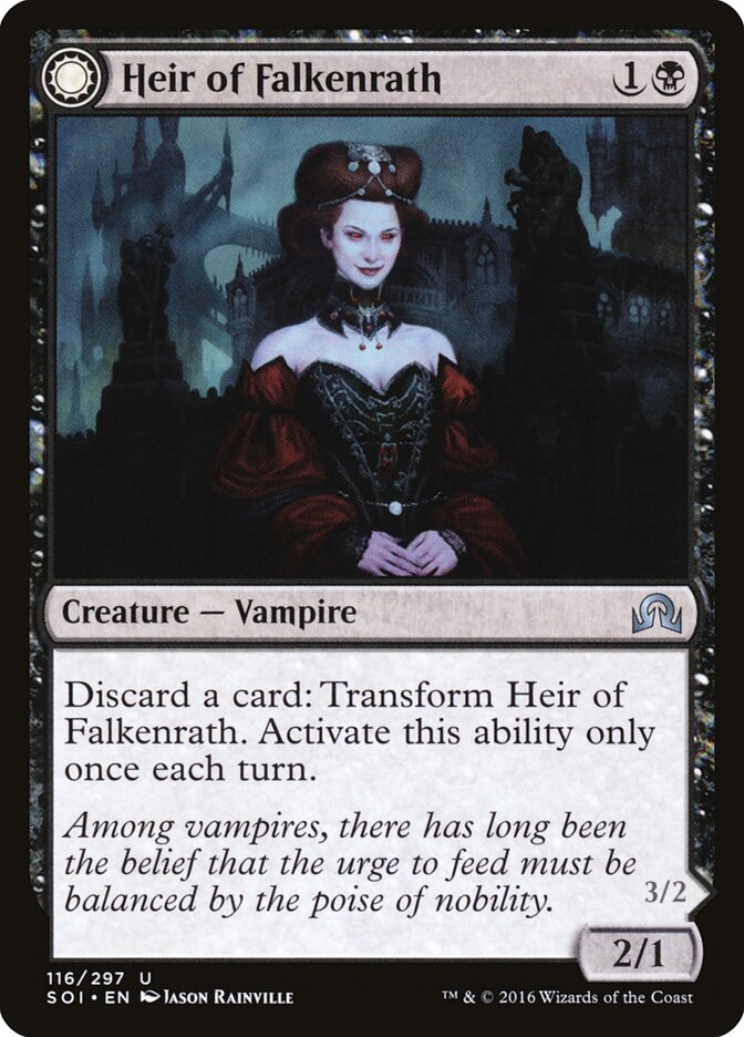Heir of Falkenrath card front