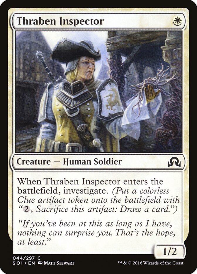 Thraben Inspector card front