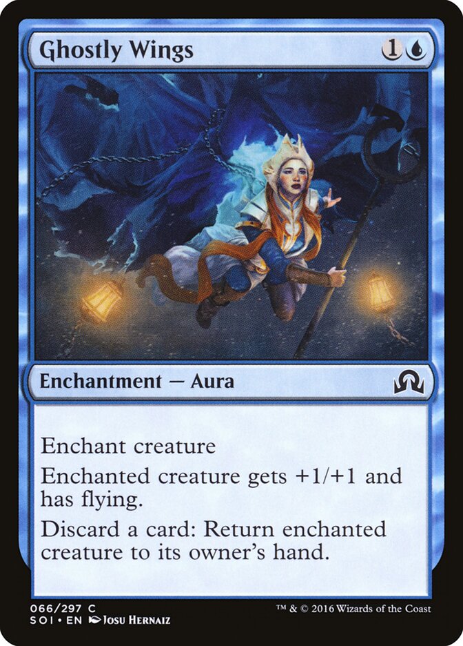 Ghostly Wings card front