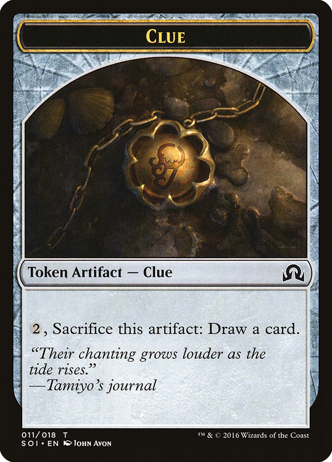 Clue card front
