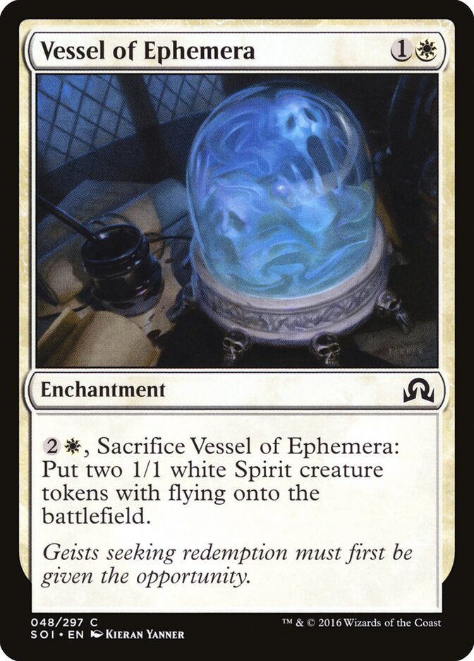 Vessel of Ephemera card front