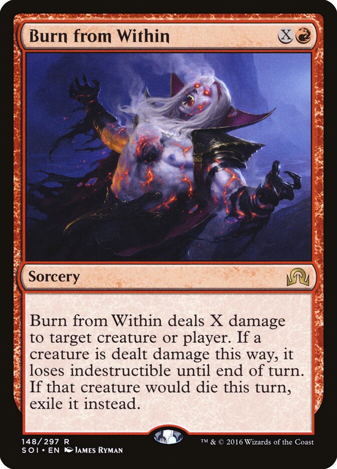 Burn from Within card front