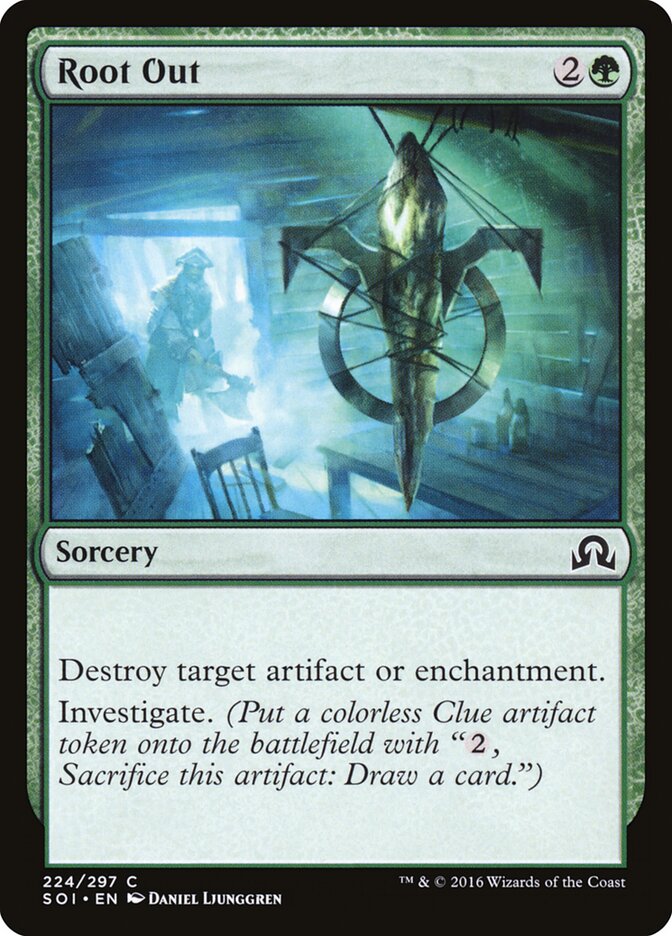 Root Out card front