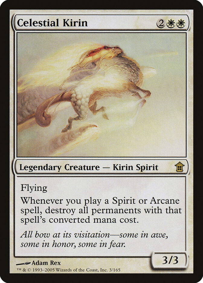 Celestial Kirin card front