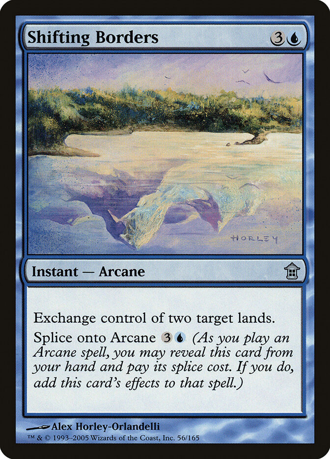 Shifting Borders card front