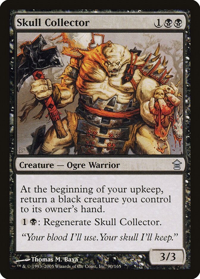 Skull Collector card front