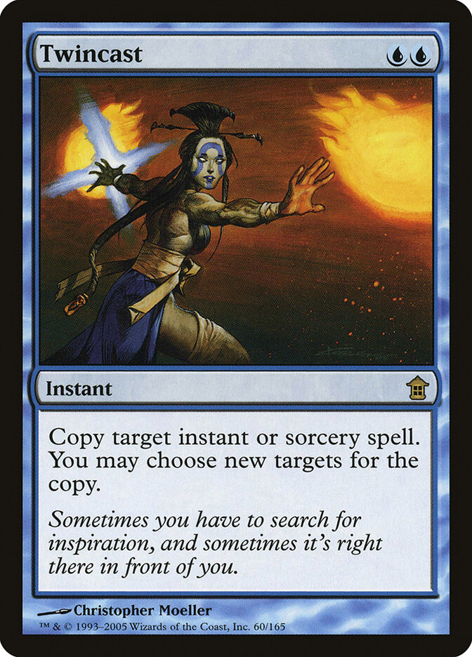 Twincast card front